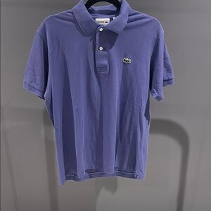 Vintage Lacoste Purple Polo Shirt Classic Style